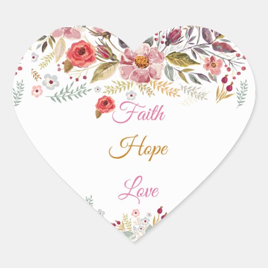 ハートステッカー ハートシール (正面)