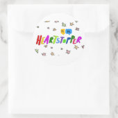 ハートストッパーのシール ラウンドシール (バッグ)