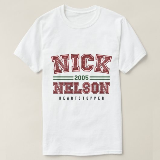 ハートストッパーキットconnor nick nelson tシャツ (デザイン正面)
