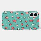 ハートストッパーnick nelson stars phone blue Case-Mate iPhoneケース (裏面 (横))