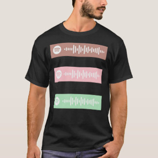 ハートストッパーsoundtrack spotifyコードSticker.png Tシャツ