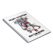 ハートストップのハート内のリズム ノートブック (右側)