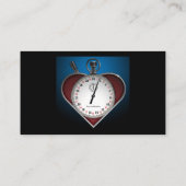 ハートストップ時計パーソナルトレーナーフィジカルセラピー 名刺 (裏面)