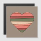 ハートストライプのラブバレンタインデー (正面/裏面)