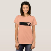 ハートストライプ Tシャツ (正面フル)