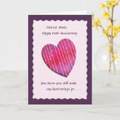 ハートストリングス 60周年 結婚記念日 カード (黄色い花)