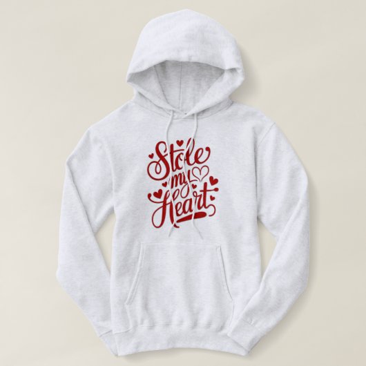 ハートストリング添付 パーカ (デザイン正面)