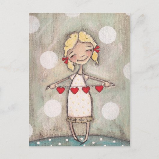 ハートストリング – はがき (正面)