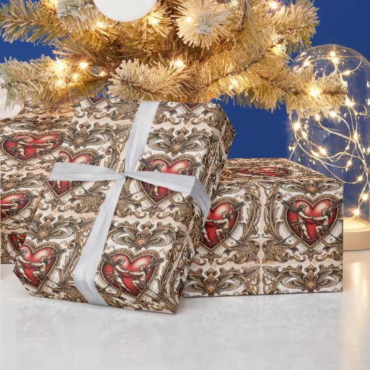 ハートストリング・アロー・ストライキ ラッピングペーパー (クリスマス)
