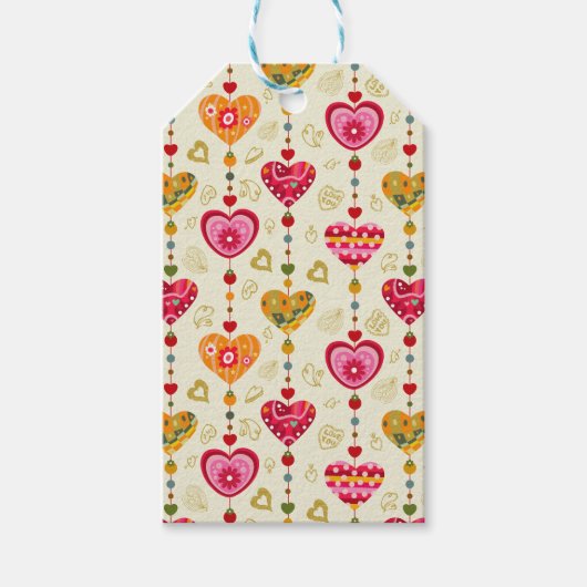 ハートストリング ギフトタグ (正面)