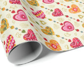 ハートストリング ラッピングペーパー (ロールコーナー)