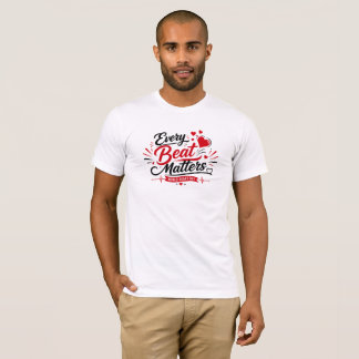 ハートストロングタイポグラフィTシャツ(啓発グッズ) Tシャツ