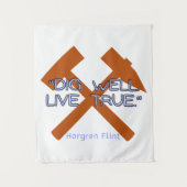 ハートストーンことわざ – スモールタペストリー タペストリー (正面)