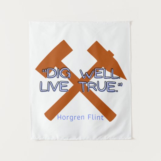 ハートストーンことわざ – スモールタペストリー タペストリー (正面)