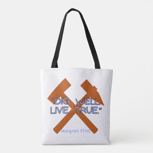 ハートストーンことわざ-トート トートバッグ (裏面)