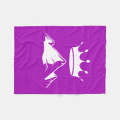 ハートストーン国旗 – スモールフリースブランケット フリースブランケット (正面(横))