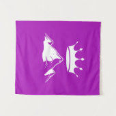 ハートストーン国旗 – 小タペストリー タペストリー (正面(横))