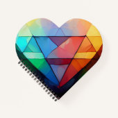 ハートスパイラルノートブック ノートブック (正面)