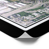 ハートスフィールド – ジャクソンアトランタインターナショナルエアポートサテライト ポスター (角)