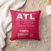 ハートスフィールド – ジャクソンアトランタインターナショナルエアポートATL クッション (ブランケット)