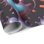 ハートスプラッシュアート ラッピングペーパー (ロールコーナー)