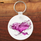 ハートスプラッシュ キーホルダー (正面)