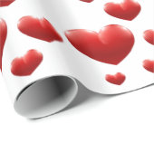 ハートスプレーラッピング紙 ラッピングペーパー (ロールコーナー)