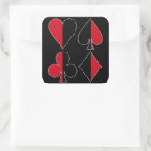 ハートスペードダイヤモンドクラブ スクエアシール (バッグ)