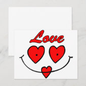 ハートスマイリーフェイス (正面/裏面)