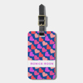 ハートスモダントビーバレンタインブリデスメイドカスタムー ラゲッジタグ (正面縦)