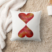 ハートスロークッション41 cm x 41 cm クッション (ブランケット)