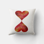 ハートスロークッション41 cm x 41 cm クッション (裏面)