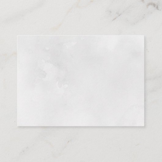 ハートスワッシュブラックタイポグラフィ結婚ズ詳細 エンクロージャーカード (裏面)