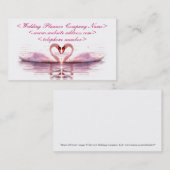 ハートスワンズウェディングプランナー 名刺 (正面/裏面)