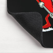 ハートス遊アイスホッケーキュートバレンティンズデイスポーツ マウスパッド (コーナー)