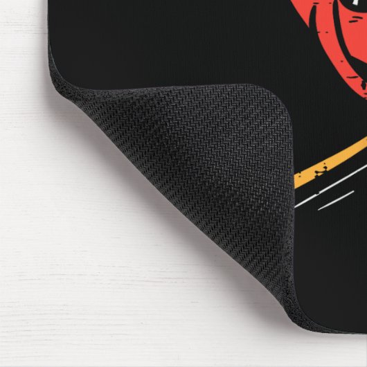 ハートス遊アイスホッケーヴァレンティーンズデイラブスポーツ マウスパッド (コーナー)