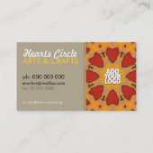 ハートス鮮やかクル名刺 名刺 (裏面)