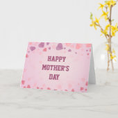 ハートズイン開花マザーズデイカード カード (黄色い花)