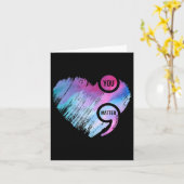 ハートセミクロプロジェクト自殺防止アレーン カード (黄色い花)