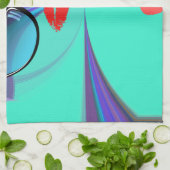 ハートセルフィー キッチンタオル (折り畳み)