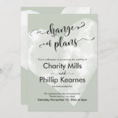 ハートセージ結婚・グリーンの計画変更 (正面/裏面)