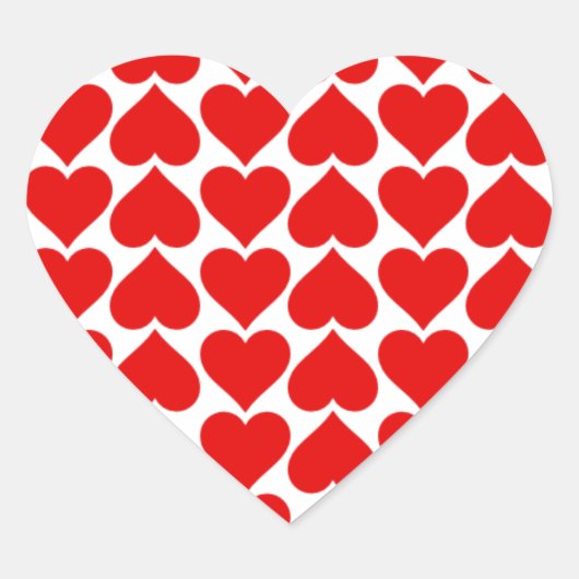 ハートタイルのシール ハートシール (正面)