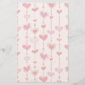 ハートタイル 便箋 (正面)