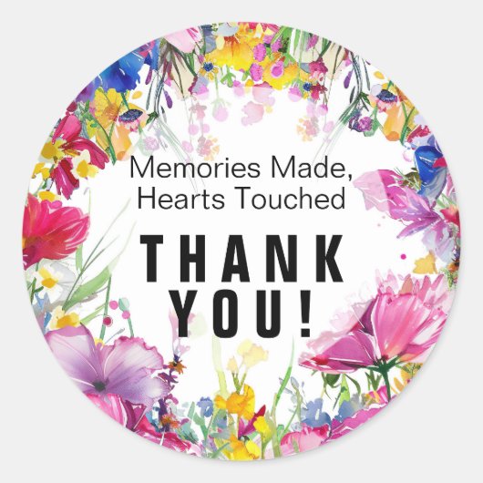 ハートタッチメドウ開花ブリス ラウンドシール (正面)