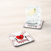 ハートタップダンスデザイン コースター (右側)