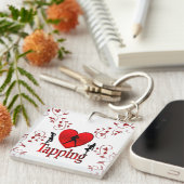 ハートタップダンス キーホルダー (正面右)