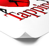 ハートタップダンス ポスター (角)