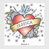 ハートタトゥー シール (シート)