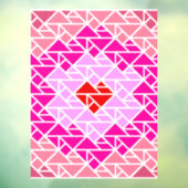 ハートタングラムパターン ウィンドウサイン (シート3)