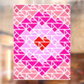 ハートタングラムパターン ウィンドウサイン (シート2)